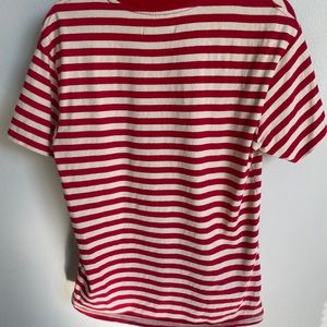Pacsun Red and White striped tee, men’s small